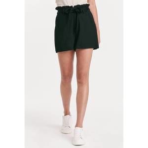 NEW ANOTHER LOVE derby paperbag waist short in black